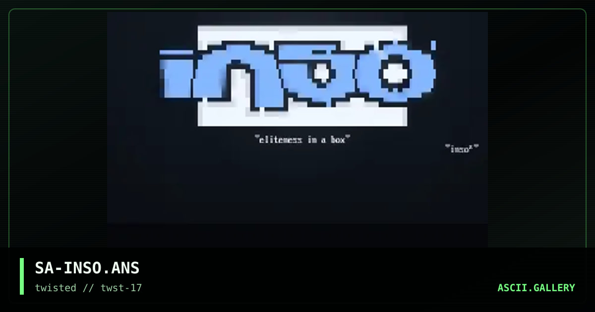 Inso, by silica avatar, 1997