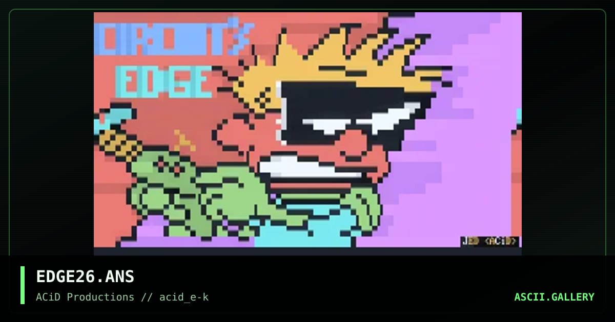 EDGE26.ANS, by jed, 1990