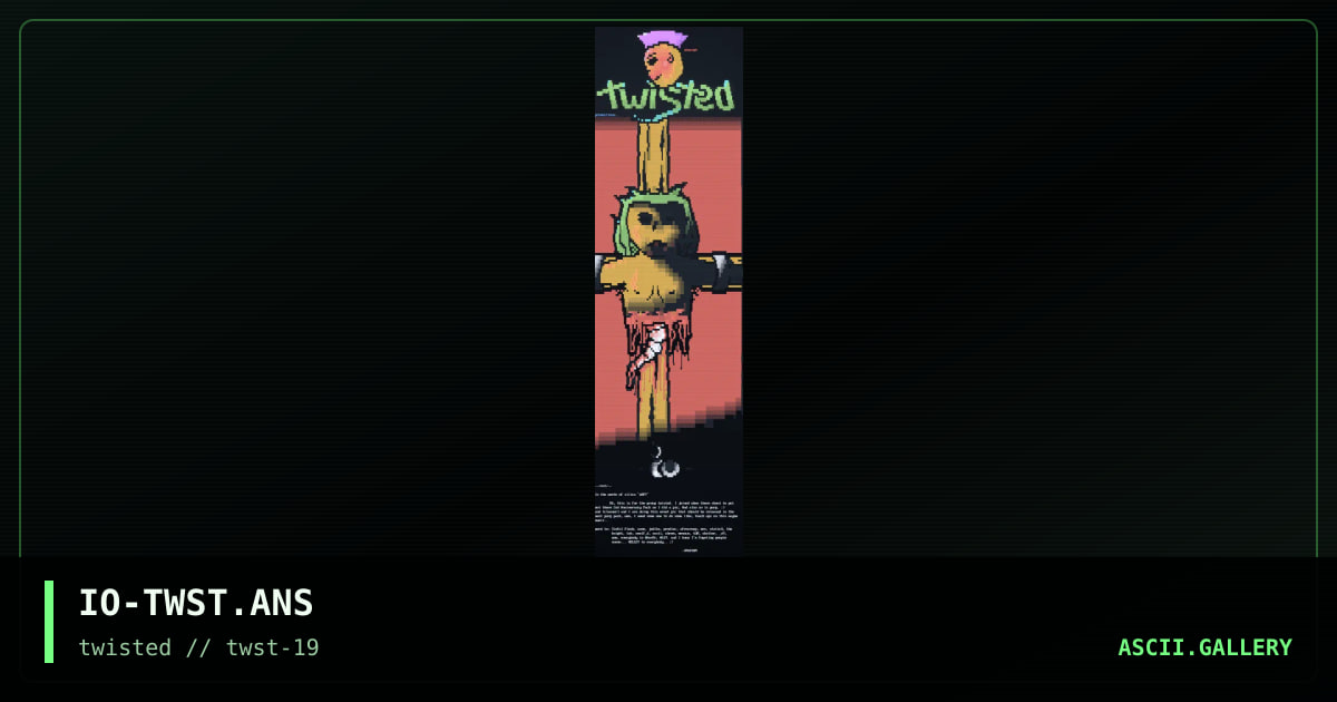 twisted, by imodium, 1998