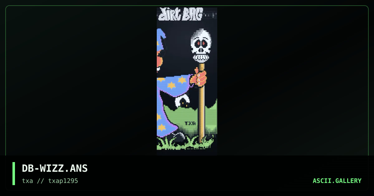 Wizzard!, by dirt bag, 1995
