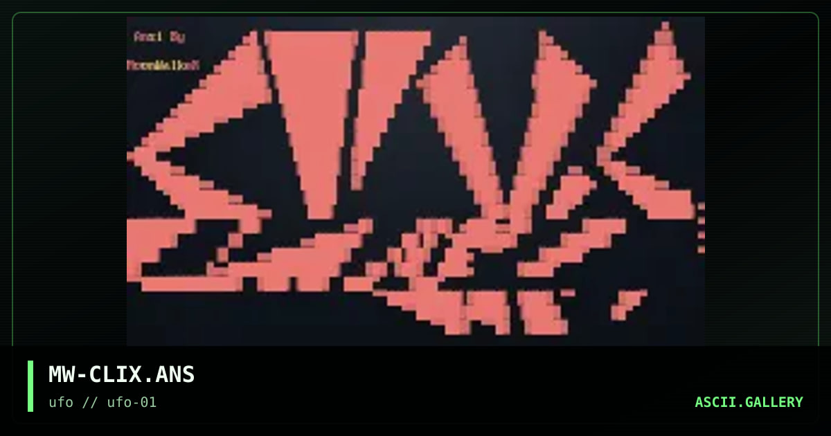 Logo Clixes, by moonwalker, 1996