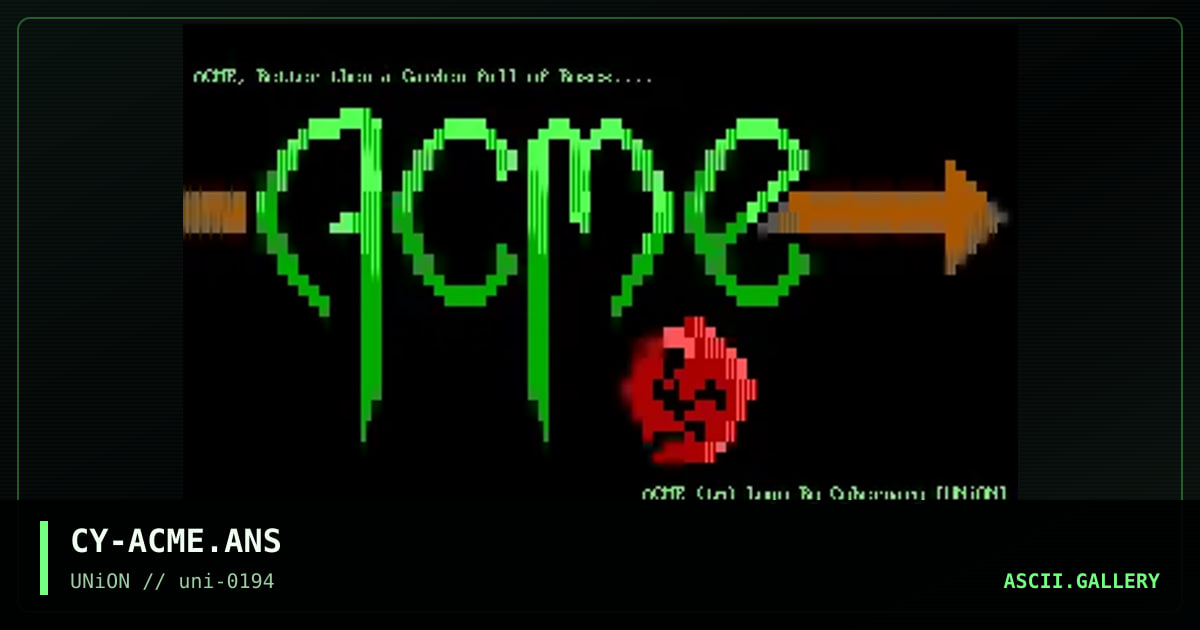 CY-ACME.ANS, by cybernary, 1994