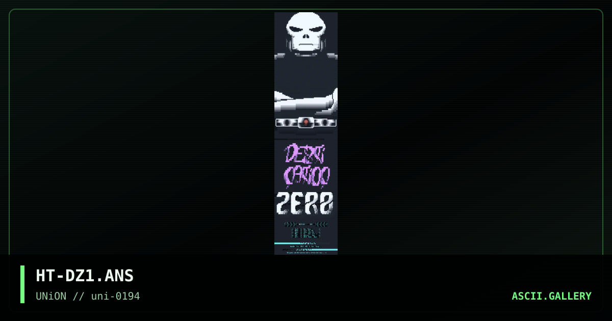 HT-DZ1.ANS, by hard target, no carrier, 1994
