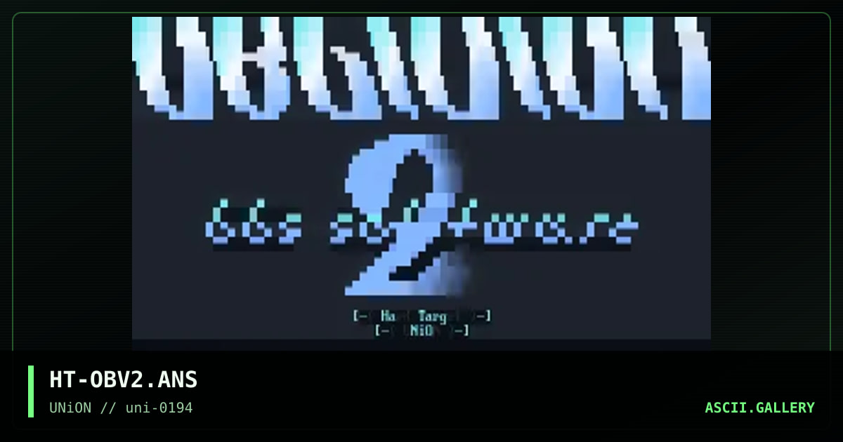HT-OBV2.ANS, by hard target, 1994