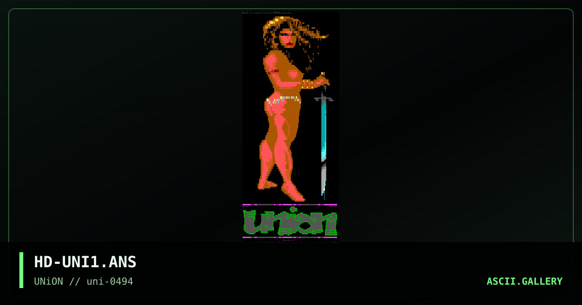 HD-UNI1.ANS, by hound, 1994