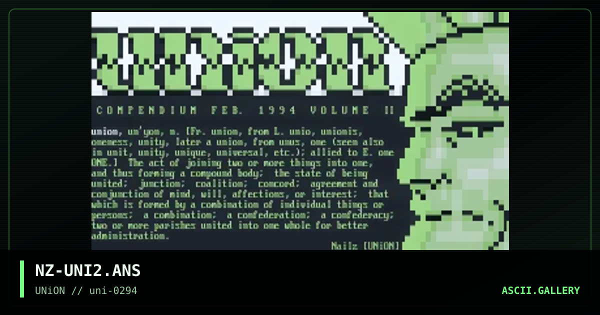 NZ-UNI2.ANS, by nailz, 1994