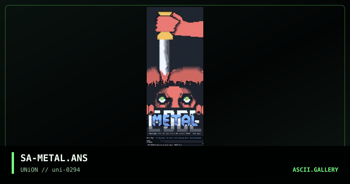 SA-METAL.ANS, by stone angel, 1994