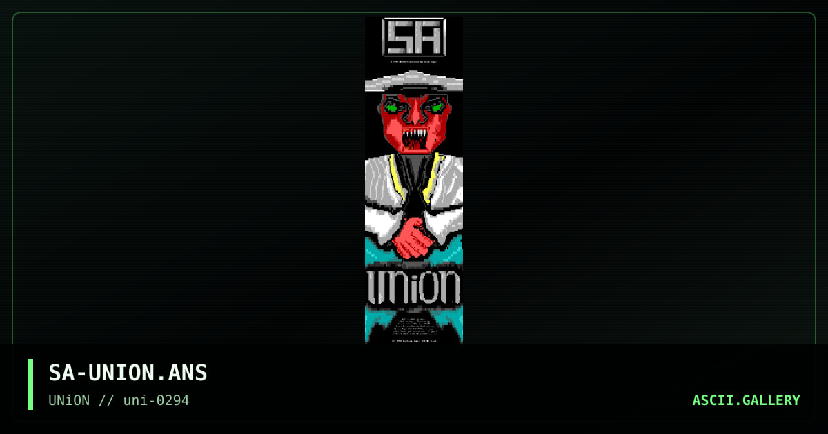 SA-UNION.ANS, by stone angel, 1994