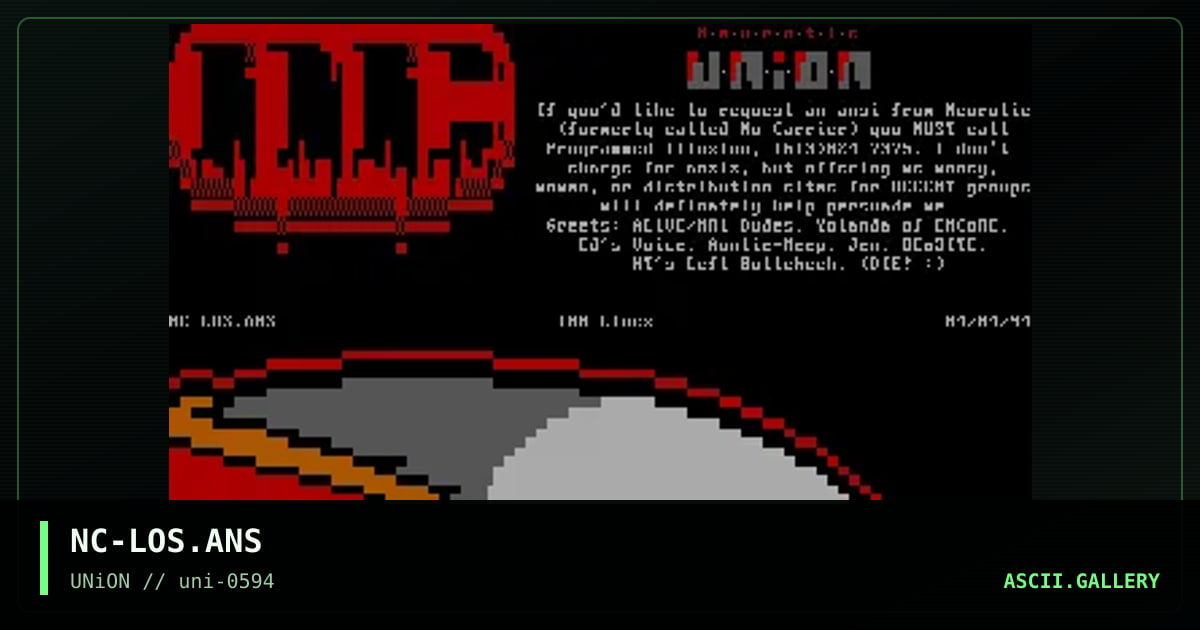 Legion of Silence, by neurotic, 1994