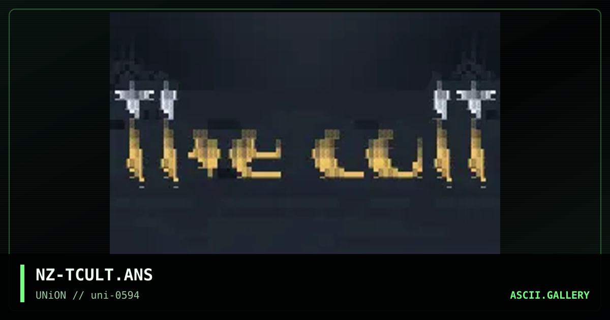 The Cult, by nailz, 1994