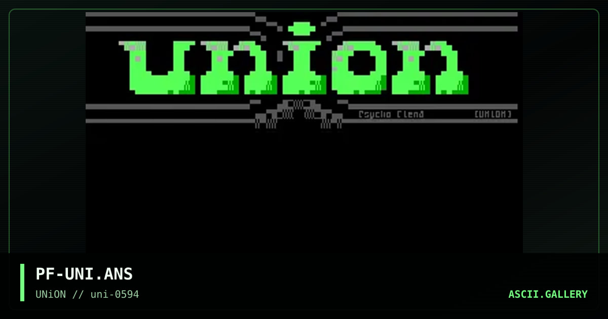 Union Logo, by psycho fiend, 1994