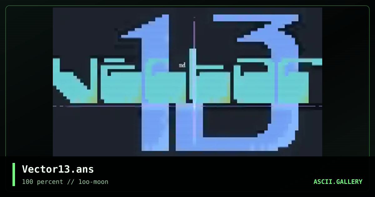 Vector13.ans, by neurodancer, 1997