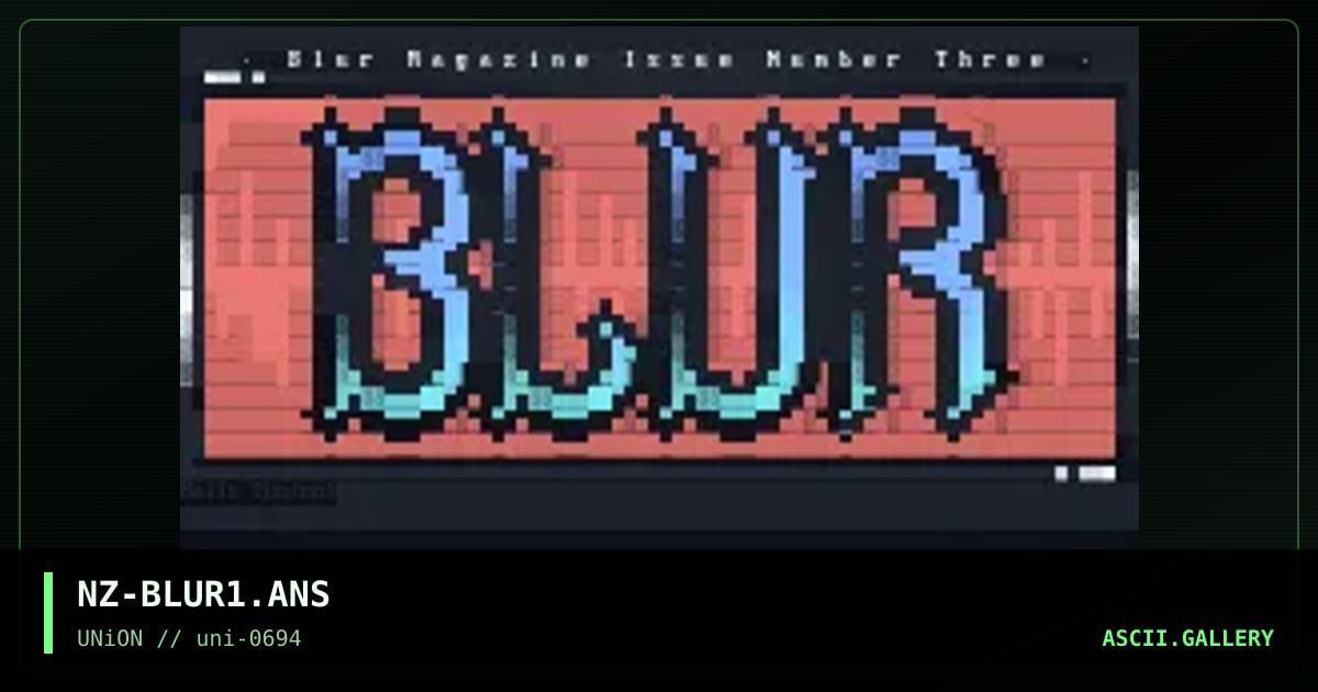 Blur, by nailz, 1994