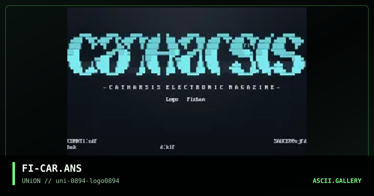 Catharsis Emag, by fizban, 1994