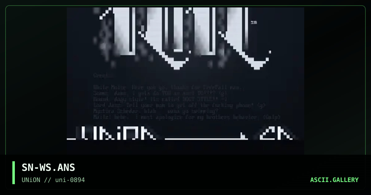 Warner Studios, by sole assassin, 1994