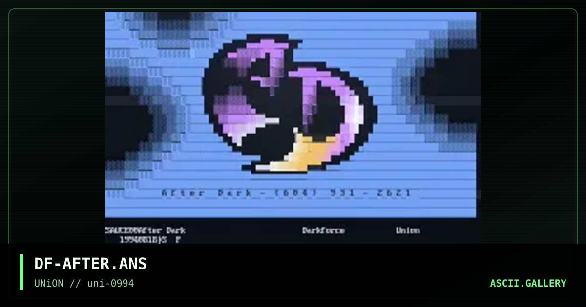 After Dark, by darkforce, 1994