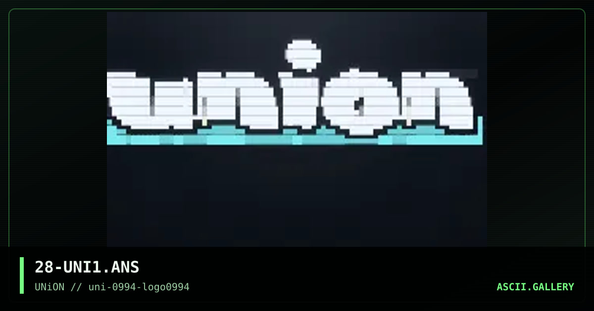 Union, by number 28, 1994