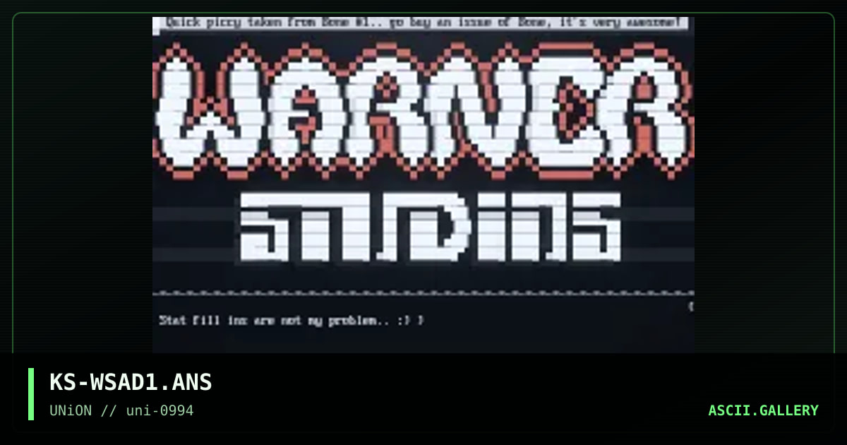 Warner Studios, by k-spiff, 1994