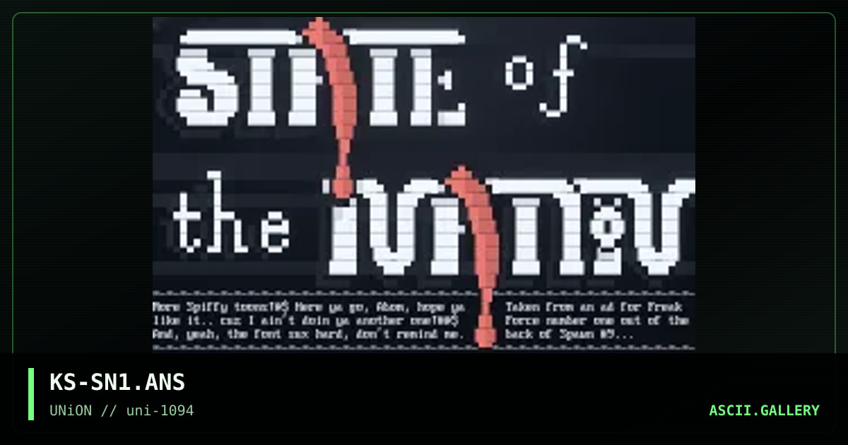 State of the Nation, by k-spiff, 1994