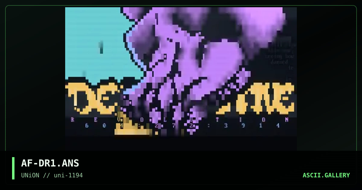 Destructive Revolution, by acidflash, 1994