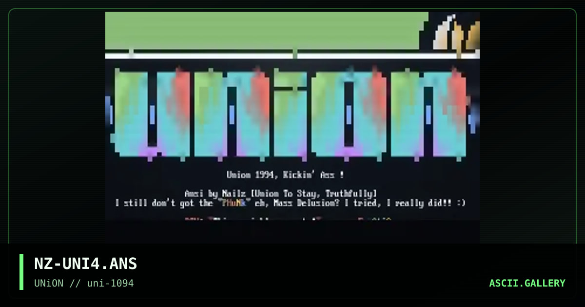 Union!, by nailz, 1994