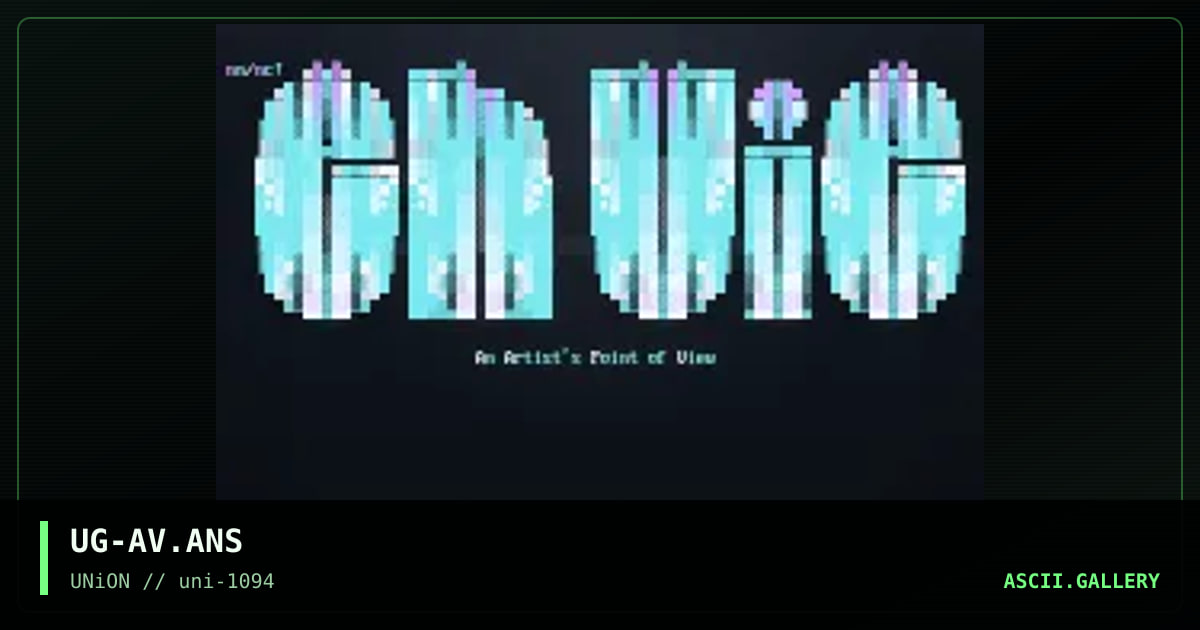 An Artists Point of View, by neurotic, necronite, 1994