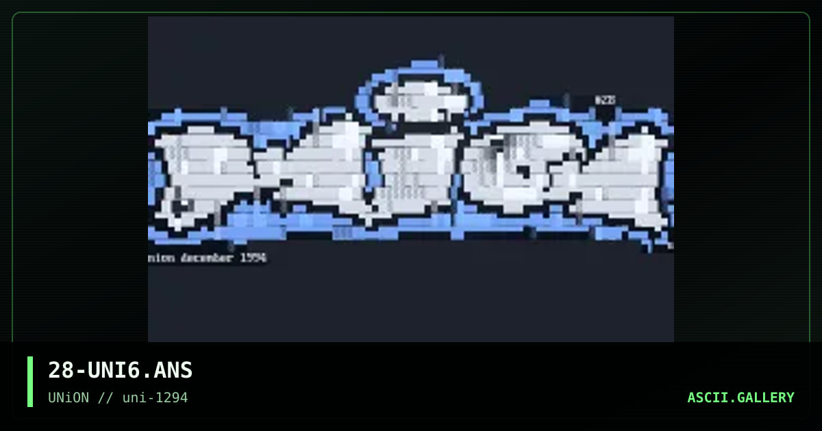 Union, by number 28, 1994