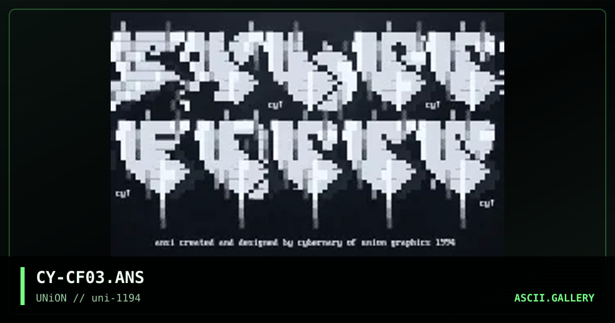 CyberForce, by cybernary, 1994