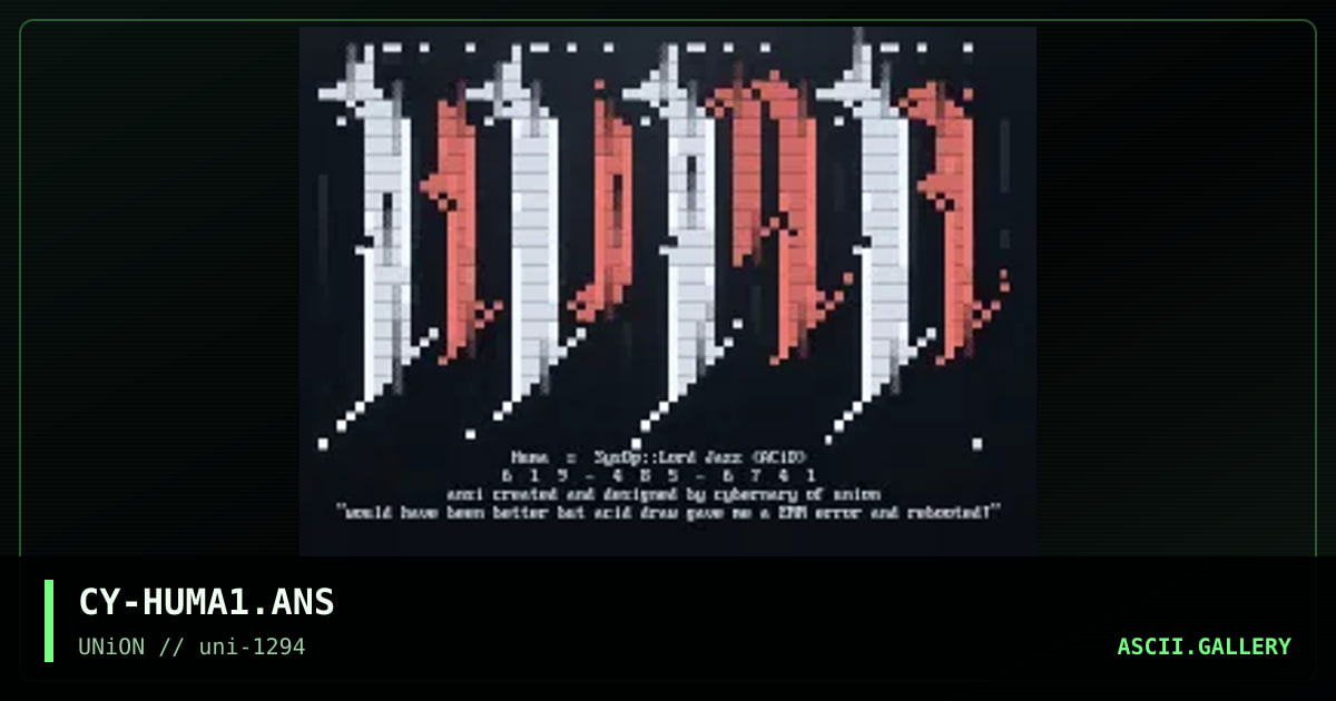 Huma, by cybernary, 1994