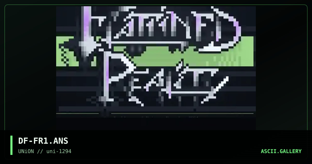 Flatlined Reality, by darkforce, 1994