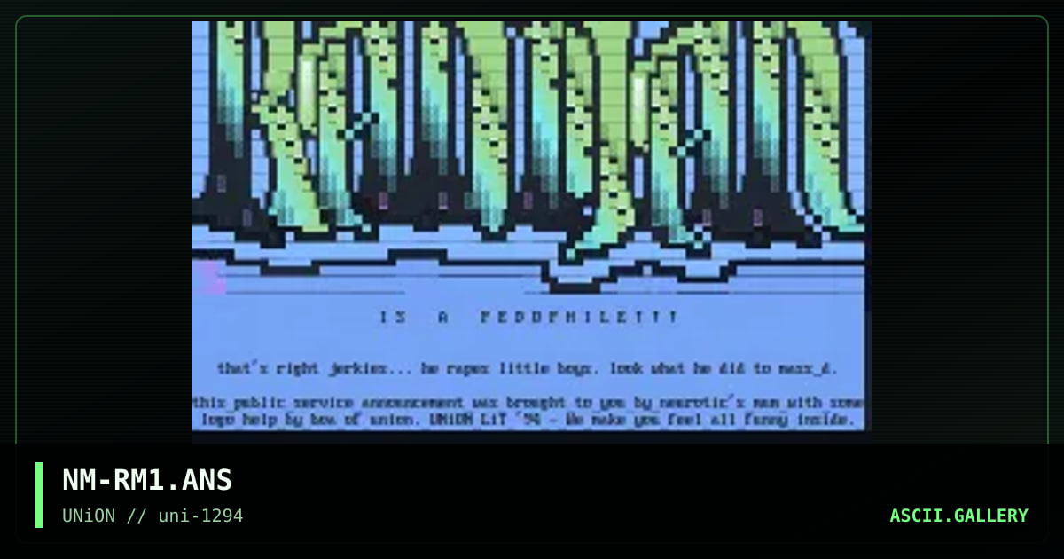Ode to RaDMan, by neurotic, boa, 1994
