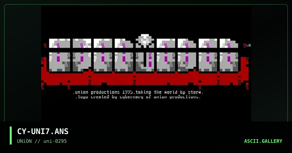 Union, by cybernary, 1995