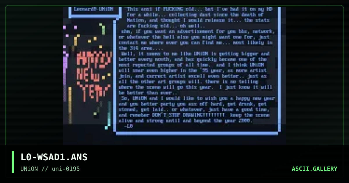 Warner Studios, by leonard0, 1995