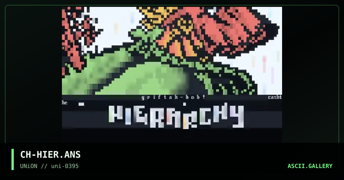 The Hierarchy, by cash, 1995