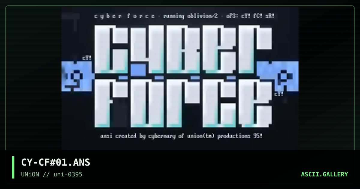 CY-CF#01.ANS, by cybernary, 1995