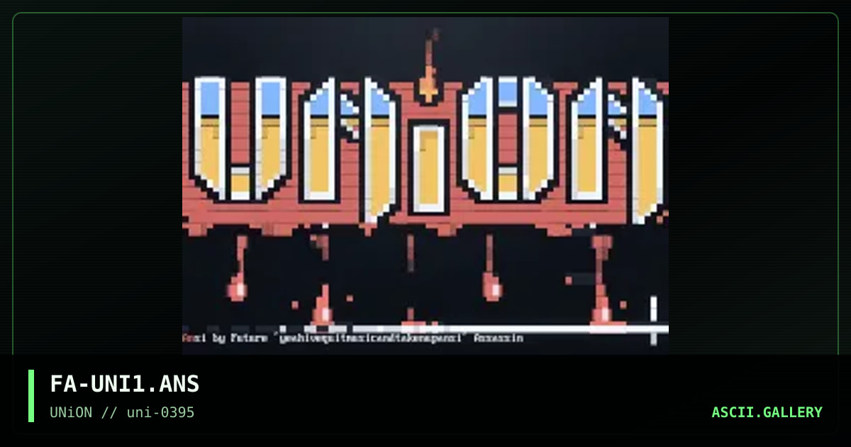 FA-UNI1.ANS, by future assassin, 1995