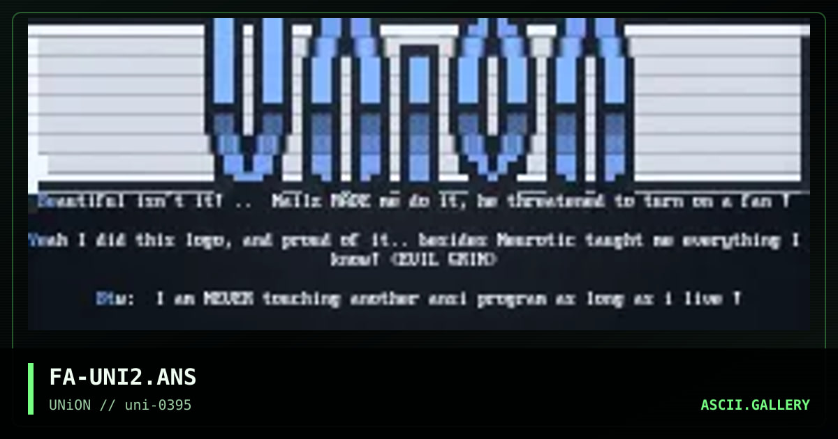 FA-UNI2.ANS, by future assassin, 1995