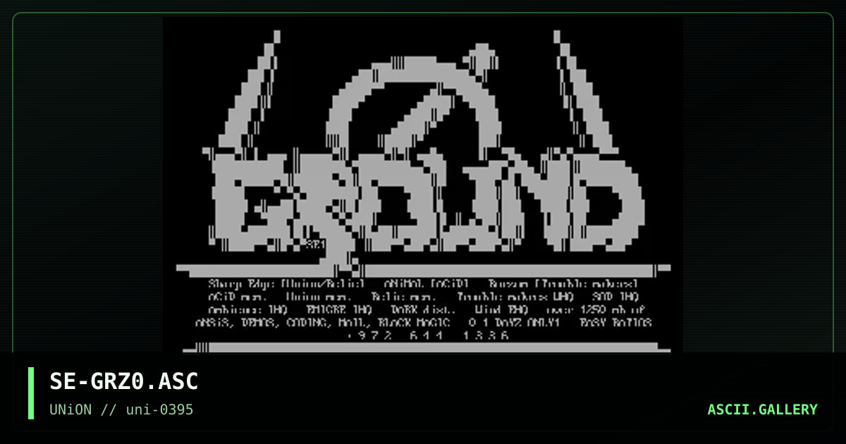 SE-GRZ0.ASC, by sharp edge, 1995