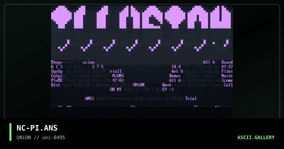 Programmed Illusion, by no carrier, 1995
