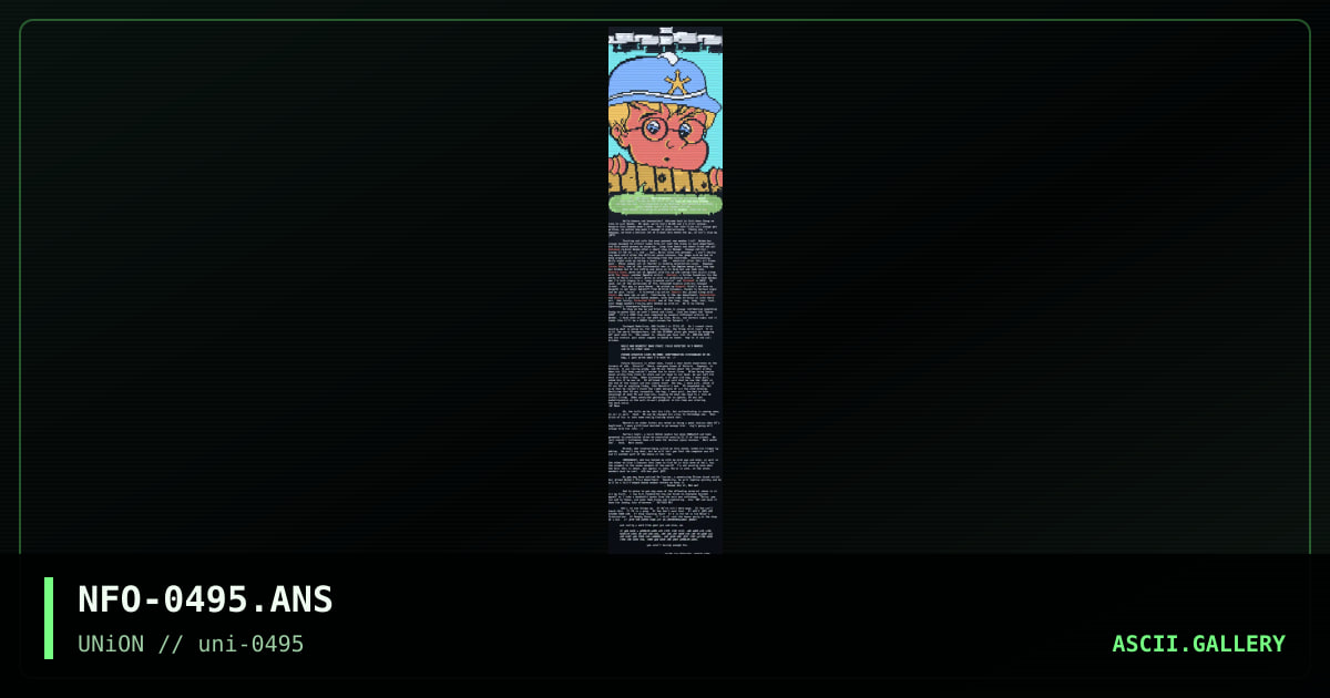 NFO-0495.ANS, by number 28, 1995