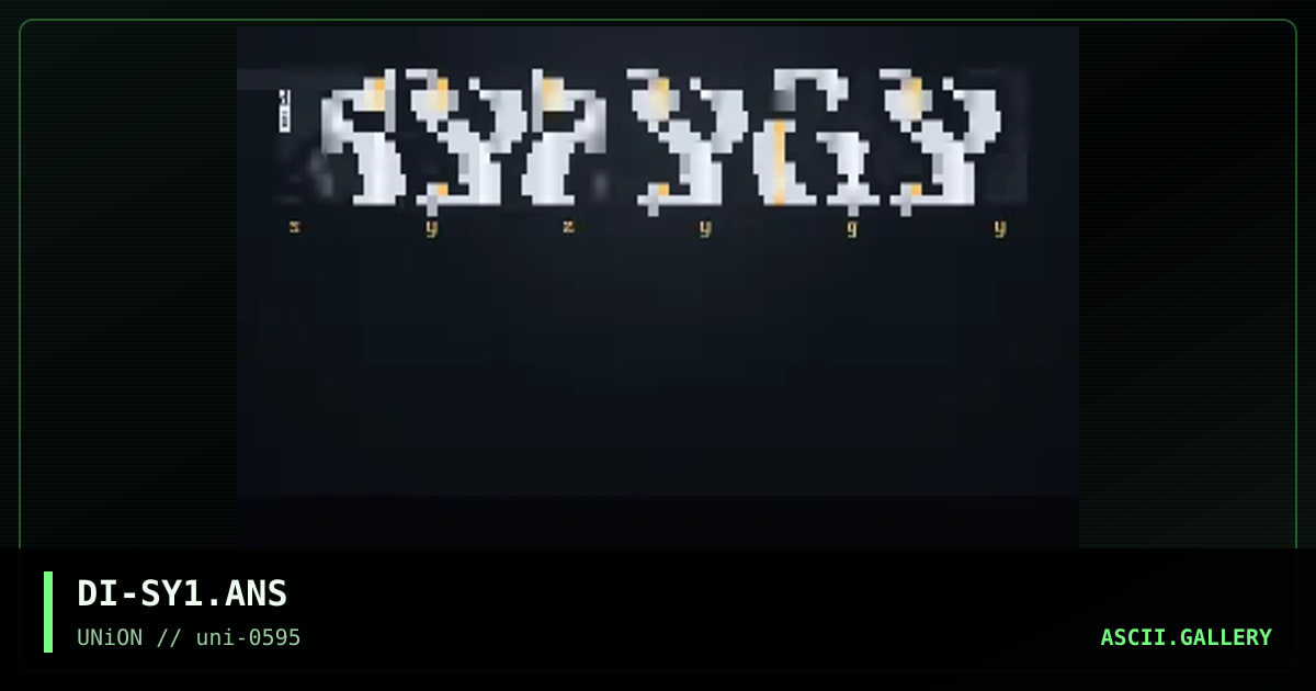 SYSYGY, by dive, 1995