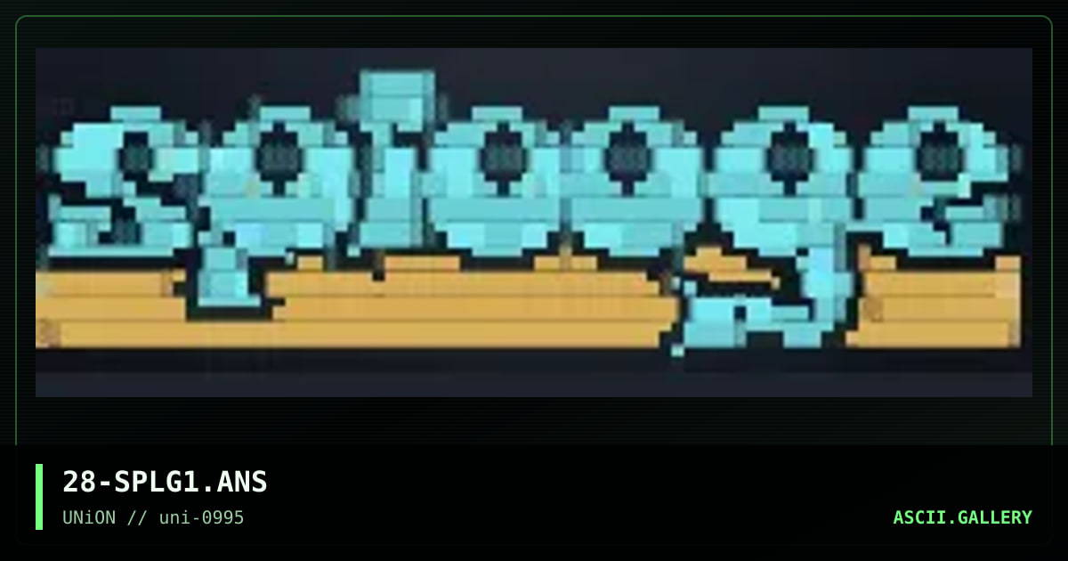 splOOGe., by number 28, 1995