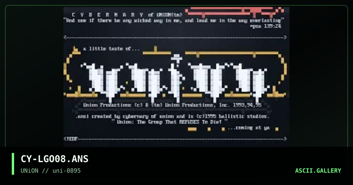 Cybernary's Logo Colly - 08/95, by cybernary, 1995