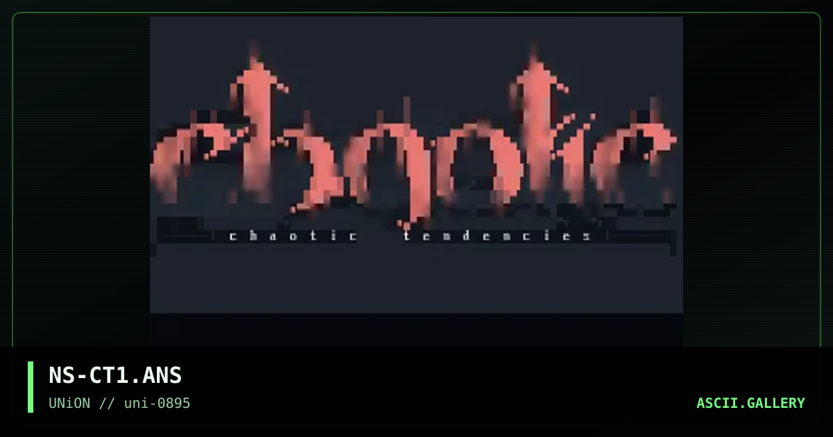 Chaotic Tendencies, by neurosis, 1995