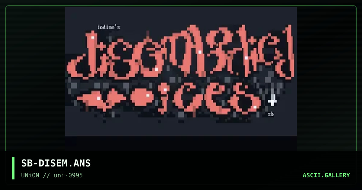 Disembodied Voices, by spellbinder, 1995