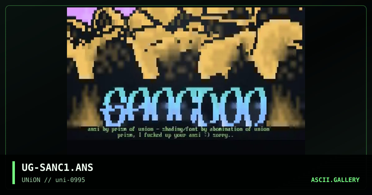 Sanction!, by abomination, prism, 1995