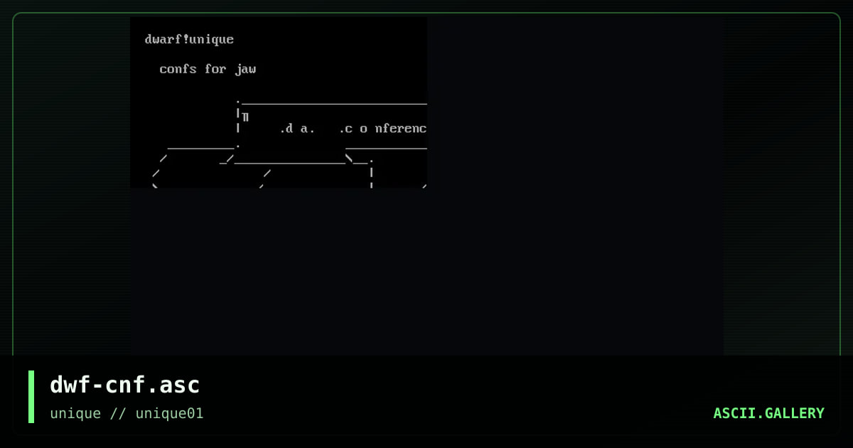 dwf-cnf.asc, by dwarf, 1999