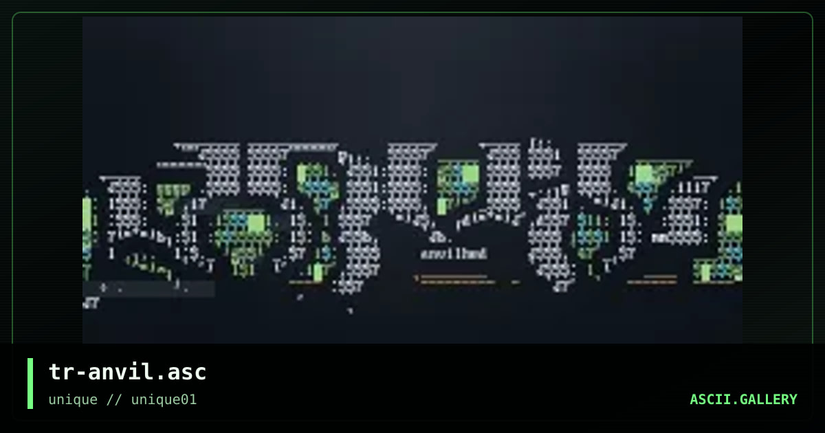 tr-anvil.asc, by tee_are, 1999