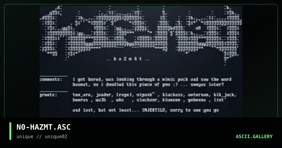 N0-HAZMT.ASC, by normality, 1999