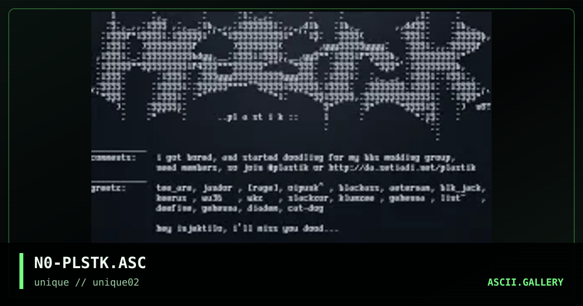 N0-PLSTK.ASC, by normality, 1999
